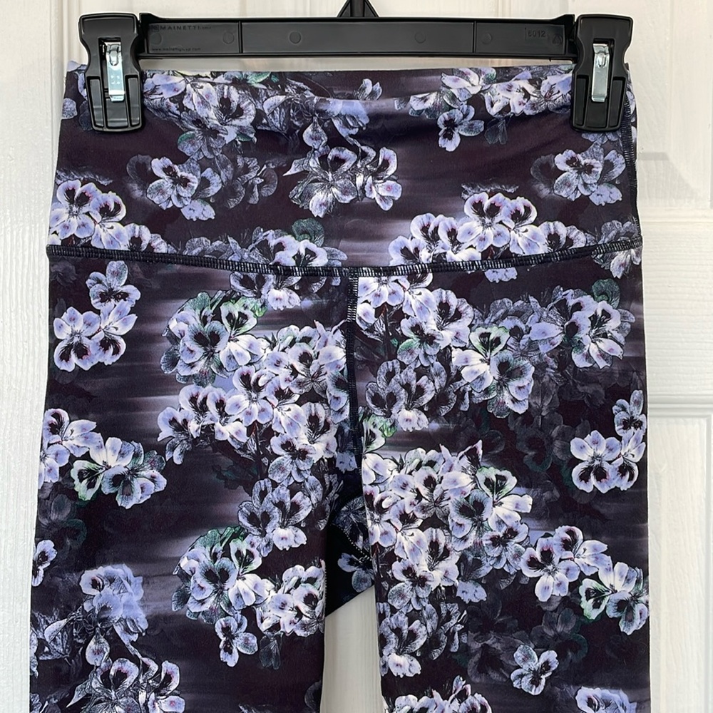 FABLETICS POWERHOLD DEFINE HIGH WAIST 7/8 Floral Nocturne leggings XXS 0-2